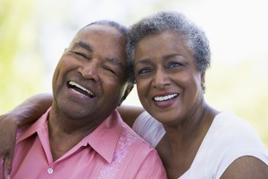 Older couple Smiling After Glaucoma Treatment