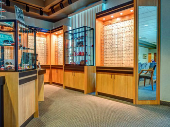 Eyeglasses Inside the Shepherd Eye Optical Center