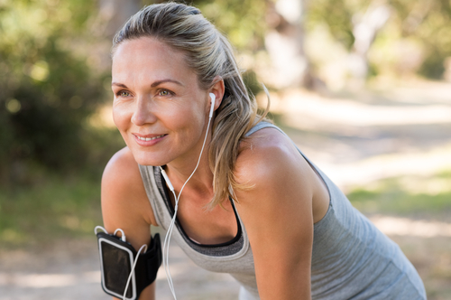 Woman running