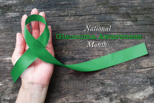 Glaucoma Awareness Month Ribbon